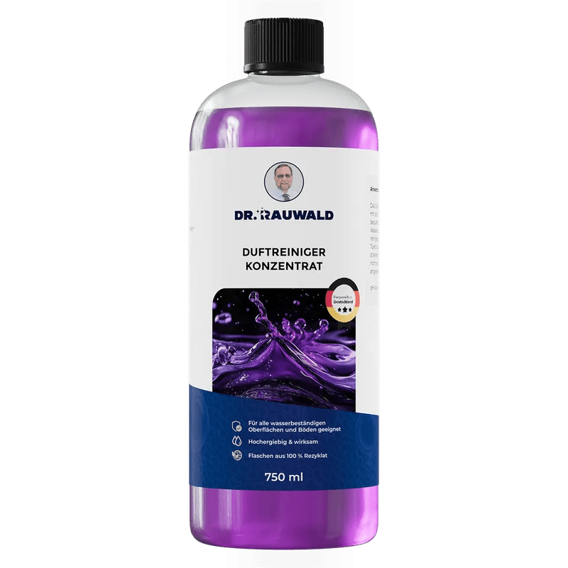 Dr. Rauwald Duftreiniger Konzentrat [750 ml] – Frischer Duft & streifenfreie Sauberkeit für einen sauberen Haushalt - Made in Germany - Dr. Rauwald - Reinigungsmittel Made in Germany