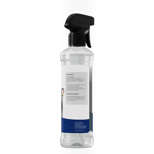 Dr. Rauwald Edelstahlpflege [500 ml] – Reinigung & Schutz für glänzende Oberflächen - Dr. Rauwald - Reinigungsmittel Made in Germany