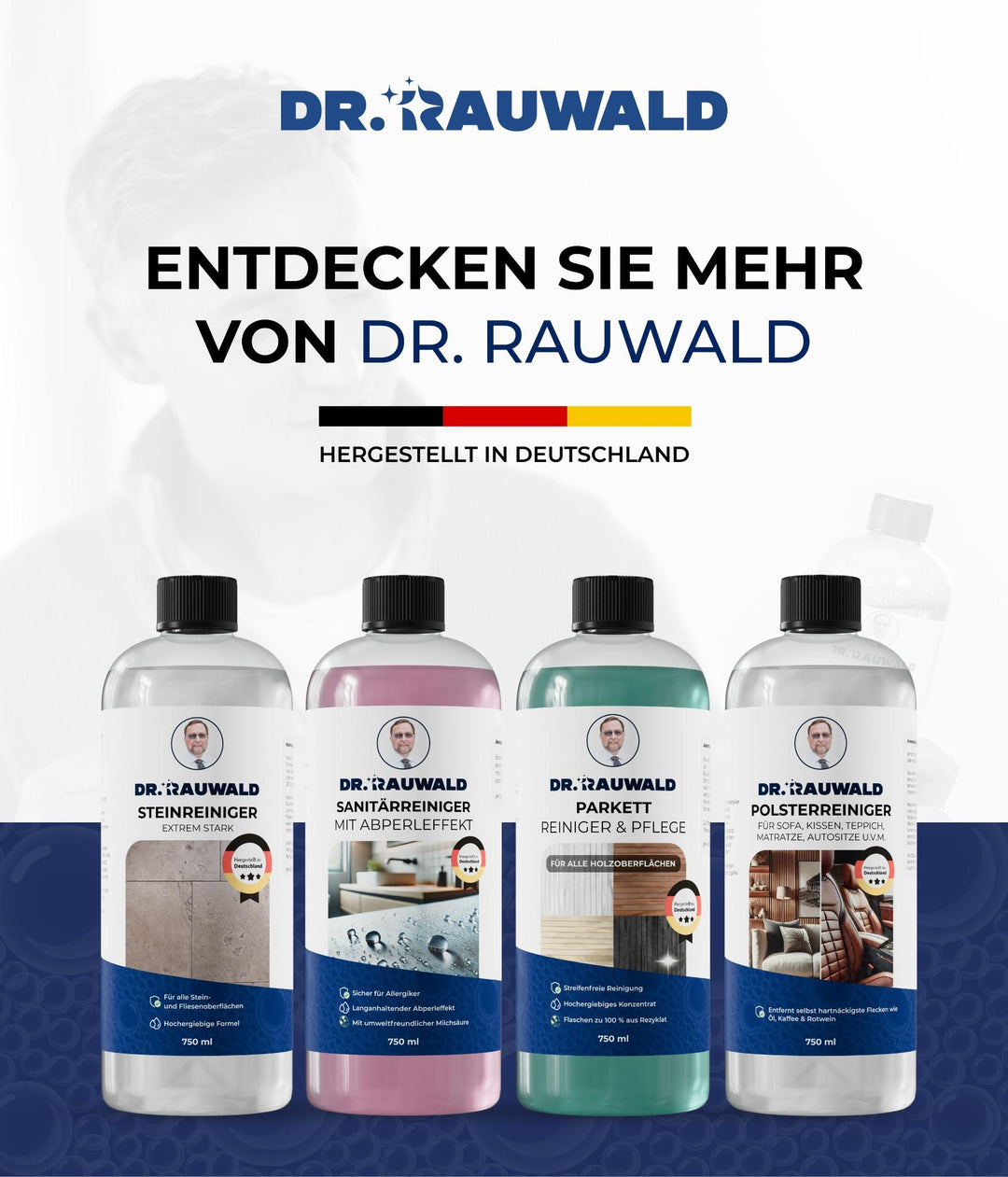 Dr. Rauwald Grillgel – BBQ - Reiniger [500 ml] - Set mit dosierbarem Silikonpinsel & Handschuhen – Effektiv gegen Grillverschmutzungen – Made in Germany - Dr. Rauwald - Reinigungsmittel Made in Germany