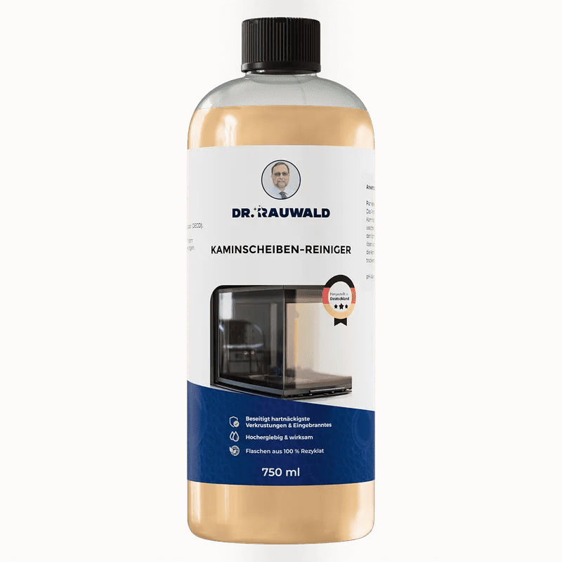 Dr. Rauwald Kaminscheiben - Reiniger [750 ml] – Hochwirksamer Spezialreiniger für Ofen - & Kamin - Glasscheiben - Made in Germany - Dr. Rauwald - Reinigungsmittel Made in Germany
