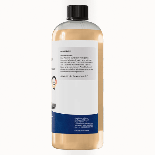 Dr. Rauwald Kaminscheiben - Reiniger [750 ml] – Hochwirksamer Spezialreiniger für Ofen - & Kamin - Glasscheiben - Made in Germany - Dr. Rauwald - Reinigungsmittel Made in Germany