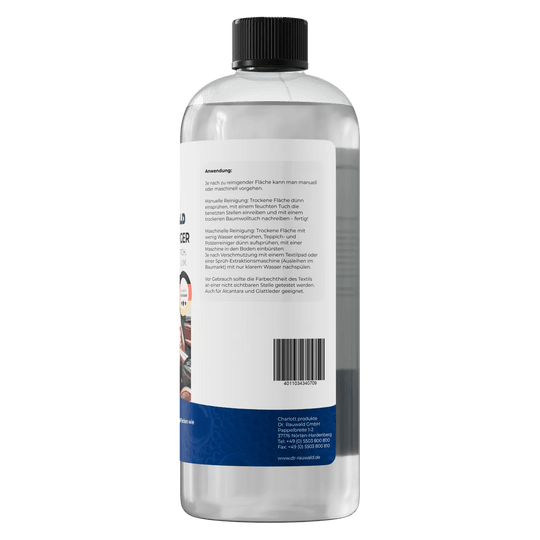 Dr. Rauwald Polsterreiniger [750 ml] – Effektive Fleckenentfernung für Sofa, Teppich, Kissen, Autositze & Matratzen – Umweltfreundlich & geruchsfrei – Made in Germany - Dr. Rauwald - Reinigungsmittel Made in Germany