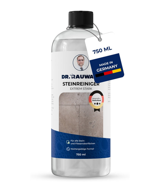 Dr. Rauwald Steinreiniger Konzentrat [750 ml] – Für Naturstein, Fliesen & mehr – Tiefenwirksam, geruchsfrei & umweltfreundlich – Für innen & außen – Made in Germany - Dr. Rauwald - Reinigungsmittel Made in Germany
